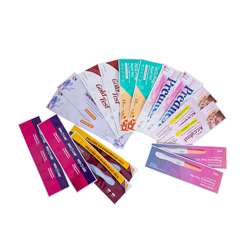Bolsas de tarjetas de prueba de reactivos de indicador médico