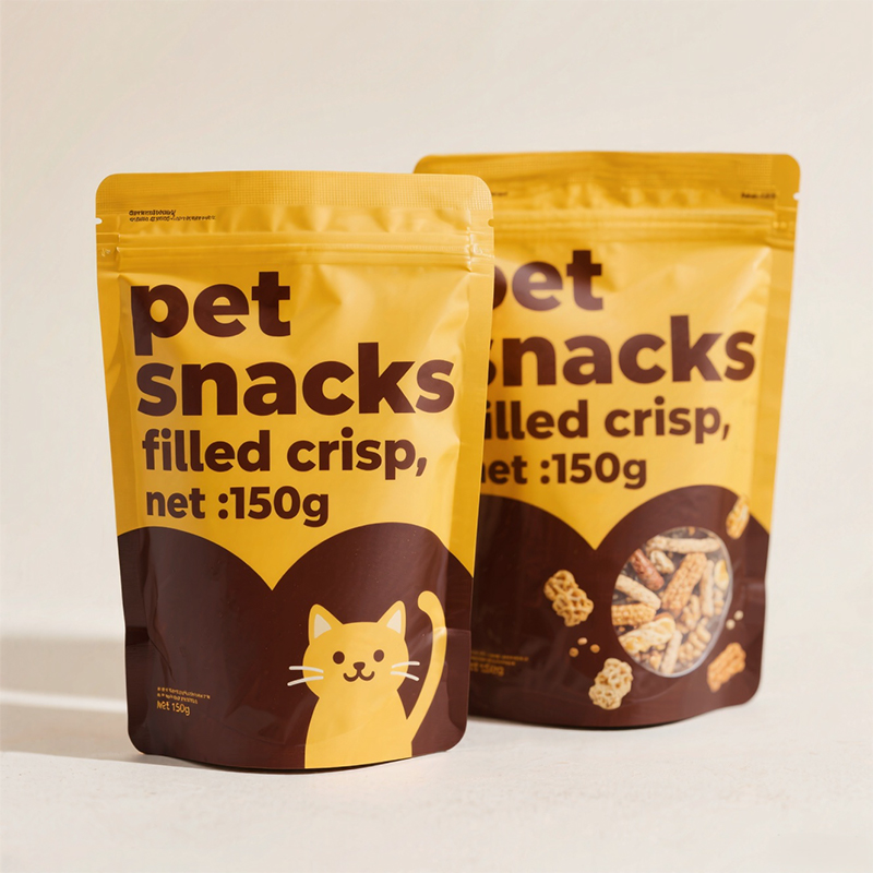 Bolsas de pie personalizables premium para alimentos para mascotas