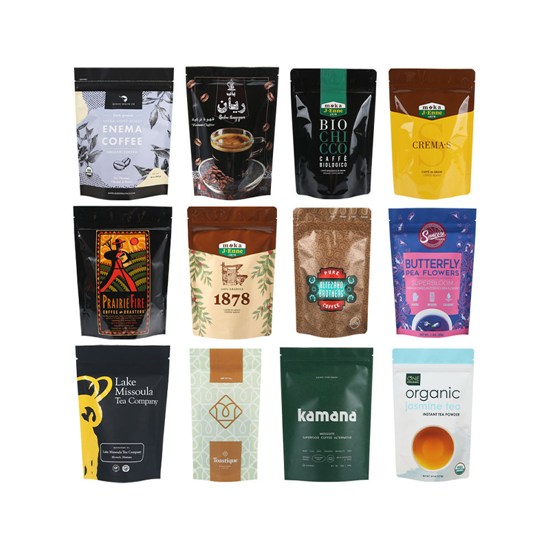 Bolsa de café de aluminio de aluminio premium con válvula