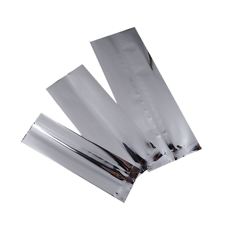 Bolsas de sellado medio de papel de aluminio para té con refuerzo lateral
